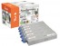 112300 - Peach kombipack plus kompatibelt med OKI 46490404, 46490403, 46490402, 46490401
