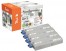 112305 - Peach kombipack kompatibelt med OKI 46490608, 46490607, 46490606, 46490605